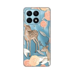 Maska Silikonska Print Skin za Honor X8a Flower Deer