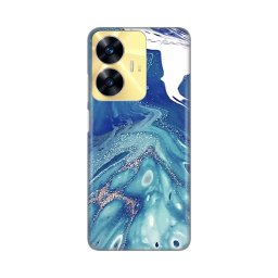 Maska Silikonska Print za Realme C55 Blue Marble