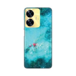 Maska Silikonska Print za Realme C55 Marbel Sky