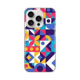 Maska Silikonska Print Skin za iPhone 15 Pro 6.1 Colorful Mosaic