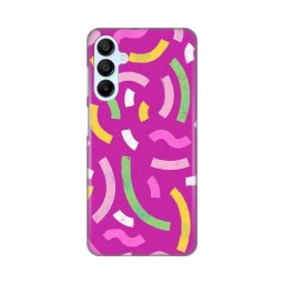 Maska Silikonska Print za Samsung A156B Galaxy A15 5G Happy Lines pink