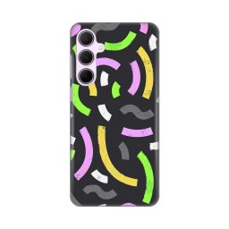 Maska Silikonska Print za Samsung A356B Galaxy A35 5G Happy Lines gray