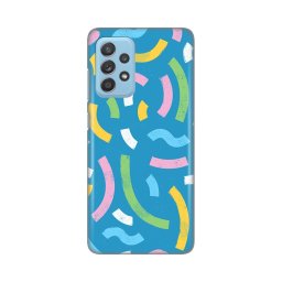 Maska Silikonska Print za Samsung A525F/A526B/A528B Galaxy A52 4G/A52 5G/A52s 5G Happy Lines blue