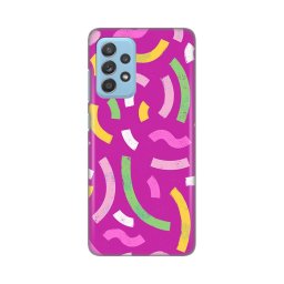 Maska Silikonska Print za Samsung A525F/A526B/A528B Galaxy A52 4G/A52 5G/A52s 5G Happy Lines pink