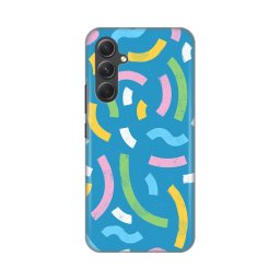 Maska Silikonska Print za Samsung A546B Galaxy A54 5G Happy Lines blue