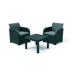 Keter balkonski set rosalie, grafit ( CU 249588 )