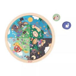 Puzle opažanja - Nauči vreme i godišnja doba, bašta