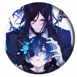 Black Butler Bedž 37mm anime (1 kom)