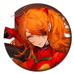 Evangelion Neon Genesis Bedž 37mm anime (1 kom)