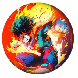 My Hero Academia Bedž 37mm anime (Moja akademija heroja) 1 kom