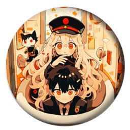 Hanako-kun Bedž 37mm anime Toilet-bound (1 kom)