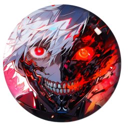 Tokyo Ghoul Bedž 37mm anime Tokijski gul (1 kom)