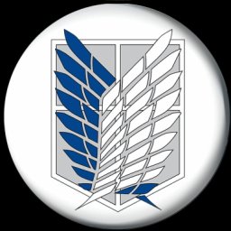 Napad Titana Bedž 37mm anime (Attack on Titan) (1 kom)