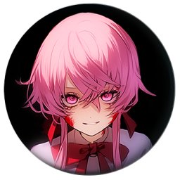Future Diary Bedž 38 mm anime Mirai Nikki (1 kom)