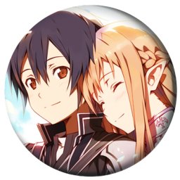 Sword Art Online Bedž 38 mm anime (1 kom)