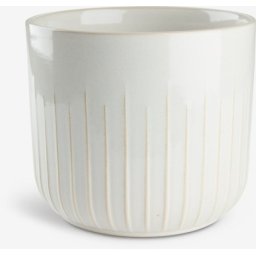 Saksija fi 20xV18 cm bela