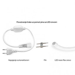 LED NEON FLEX 360° NAPOJNI KABL