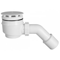 Sifon za tuš kadu STYRON Ø50 komplet bela kapa