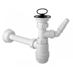 Sifon za lavabo McALPINE čaša sa priključkom za VM ø32mm