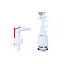 Set STYRON za vodokotlić monobloka horizontalni plovak 3/8-1/2 sa duplim tasterom 3/6l
