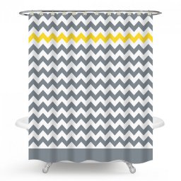 Kupatilska zavesa MINOTTI 2000x1800 summer vibes sa dekorativnim kukicama