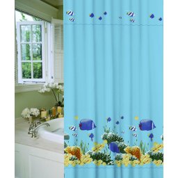 Kupatilska zavesa MINOTTI 2000x1800 ribice