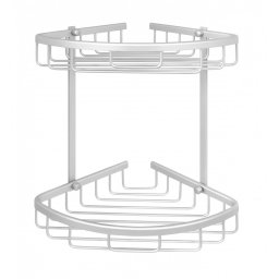 Držač MINOTTI 220x220x360 žičani dupli ugaoni aluminijum