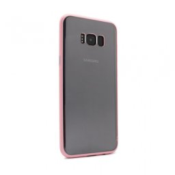 Maska Clear Cover za Samsung G955 S8 plus roze