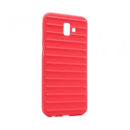 Maska Ribbed za Samsung J610FN Galaxy J6 Plus crvena