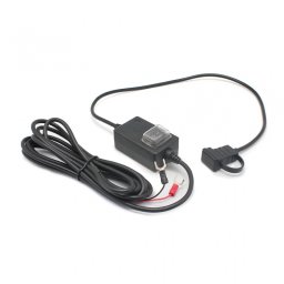 Adapter 2.4A vodootporni za motor 3m crni