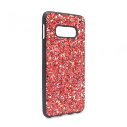 Maska Glitter za Samsung G970 S10e crvena