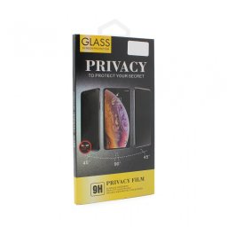 Zastitno Staklo Tempered glass Privacy 2.5D full glue za iPhone XS Max crni