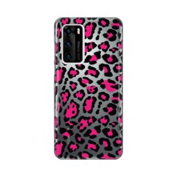 Torbica Silikonska Print Skin za Huawei P40 Pink Jungle