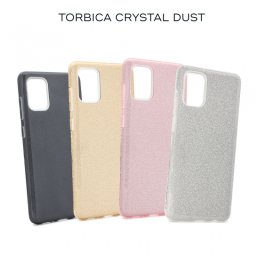 Torbica Crystal Dust za Samsung A415F Galaxy A41 crna