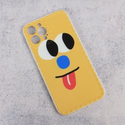 Torbica Smile face za iPhone 12 Pro Max 6.7 zuta