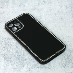 Maska Frame Cirkon za iPhone 12 Pro Max 6.7 crna