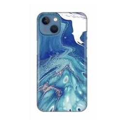 Maska Silikonska Print za iPhone 13 6.1 Blue Marble