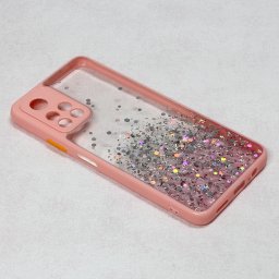 Maska Frame Glitter za Xiaomi Redmi Note 11T 5G/Poco M4 Pro 5G roze