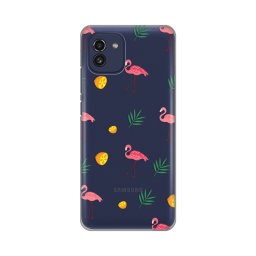 Maska Silikonska Print Skin za Samsung A035G Galaxy A03 Flamingos