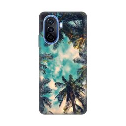 Maska Silikonska Print Skin za Huawei Nova Y70/Y70 Plus Palm tree