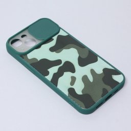 Maska Camera Army za iPhone 13 6.1 tamno zelena