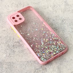 Maska Frame Glitter za Samsung A035G Galaxy A03 (166) roze