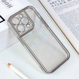 Maska Heart IMD za iPhone 14 Pro 6.1 srebrna