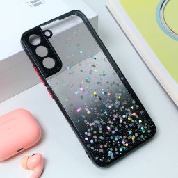 Maska Frame Glitter za Samsung S906B Galaxy S22 Plus 5G crna