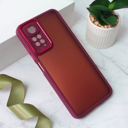 Maska Shining Camera za Xiaomi Redmi Note 11/Note 11S crvena
