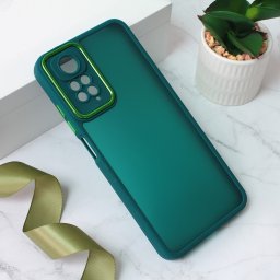 Maska Shining Camera za Xiaomi Redmi Note 11/Note 11S tamno zelena