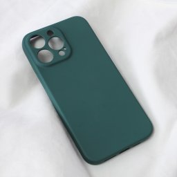 Maska Teracell Soft Velvet za iPhone 14 Pro Max 6.7 tamno zelena