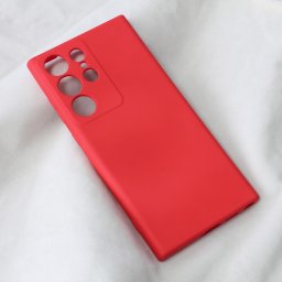 Maska Teracell Soft Velvet za Samsung S918B Galaxy S23 Ultra crvena