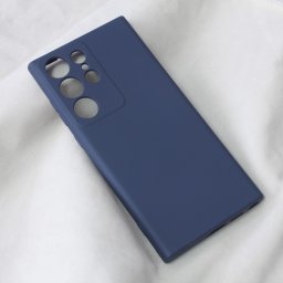 Maska Teracell Soft Velvet za Samsung S918B Galaxy S23 Ultra tamno plava
