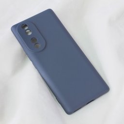 Maska Teracell Soft Velvet za Huawei Honor 70 tamno plava